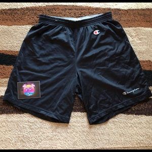 Champion Mens Shorts Size Large Black
